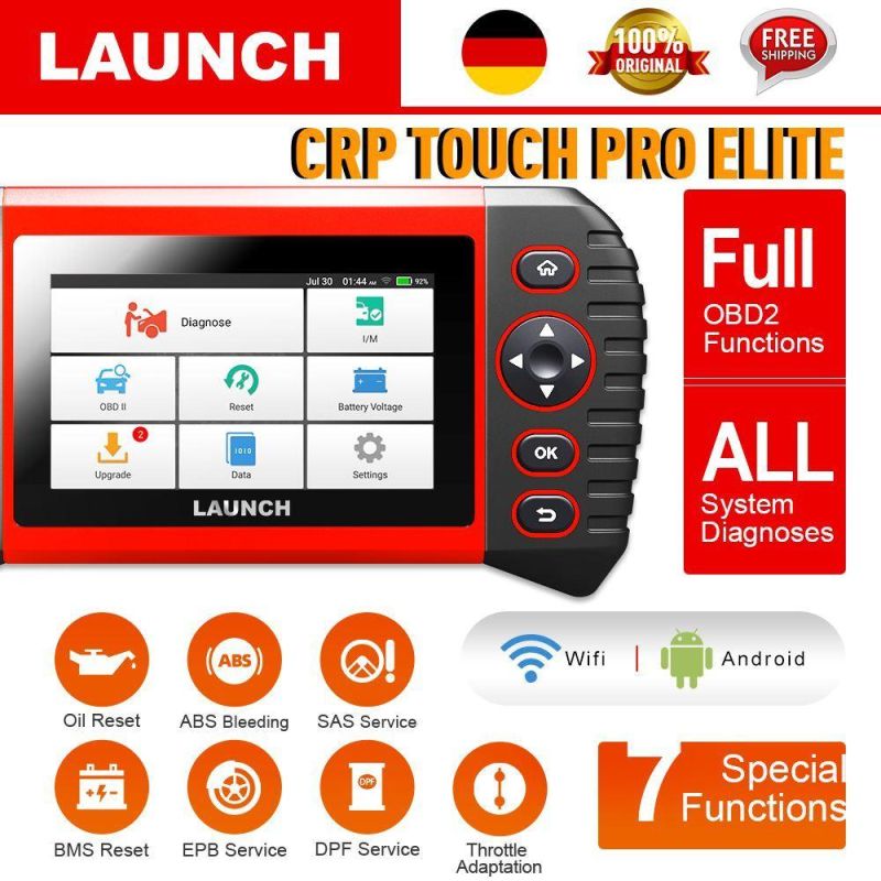 Launch Crp Touch PRO Elite Car Diagnostic Scan Tool All System Diagnosis ABS