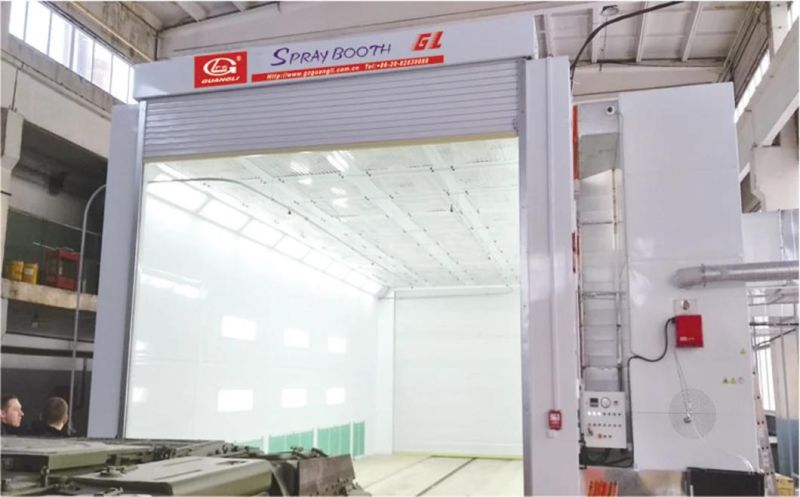 Downdraft Industrial Spray Paint Booths for Bus and Truck