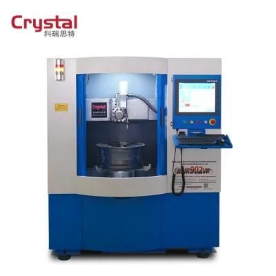 Alloy Wheel Vertical Car CNC Lathe Diamond Cutting Machine