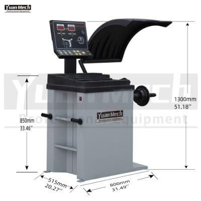 Wheel Balancer Semi Automatic Vehicle Repair Equipment