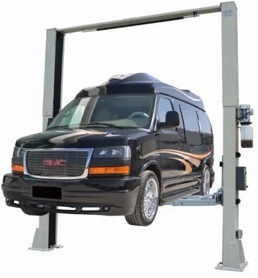 8215e 5000kg Clear Floor Two Post Lift Hydrau Hoist for Heavy Duty Motorcycle Automobile Vehicles, Garage, Workshop