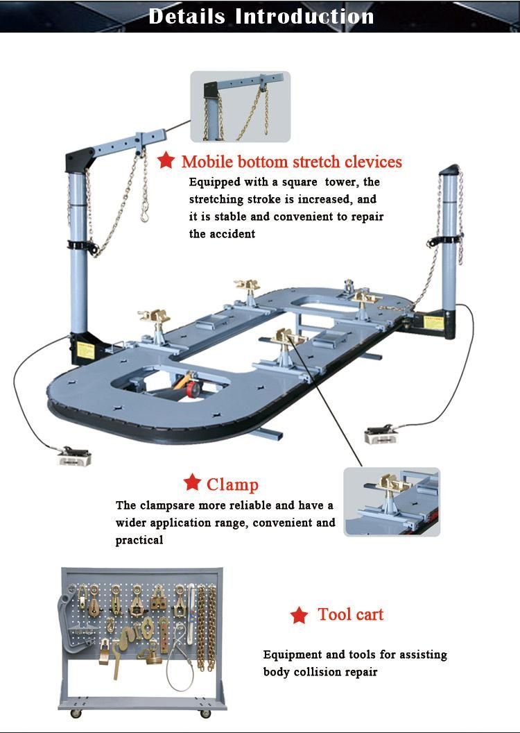 Auto Body Straightening Bench Car Body Repair Bench