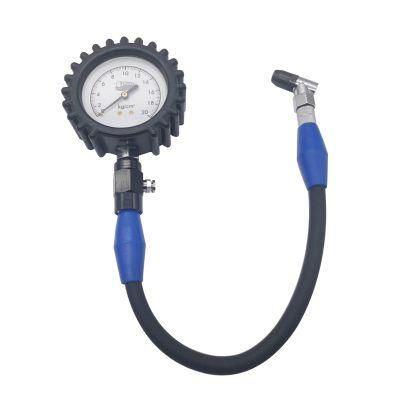 3&prime;&prime; Big Dial Car Tire Pressure Gauge Large Air Valve Button Manual Tire Pressure Gauge