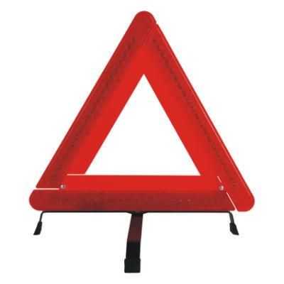 LED Roadside Emergency LED Reflective Orange Triangle Warning Car Safety Assistance Tool Kit