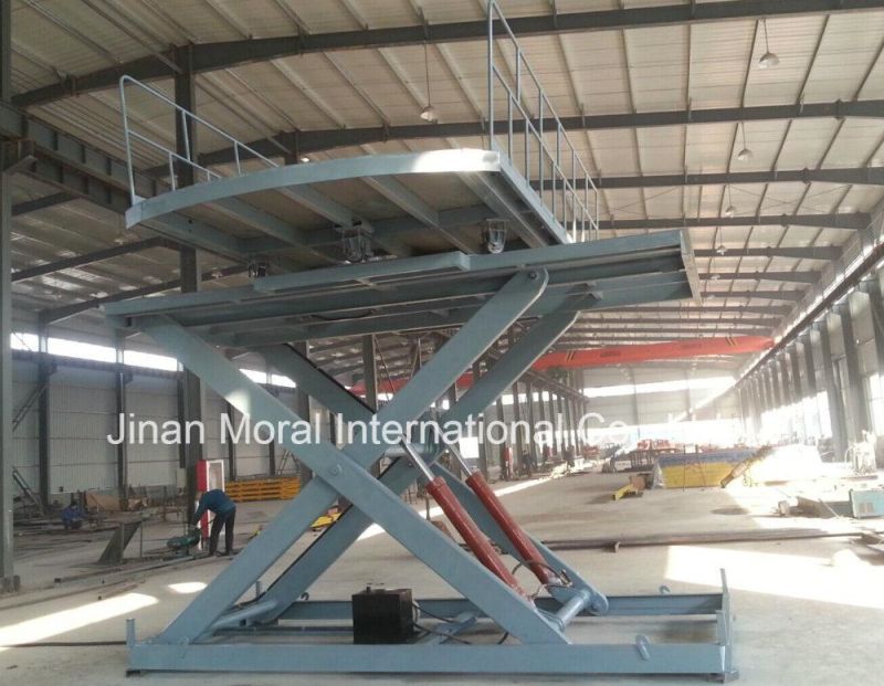 3000kg Hydraulic scissor lift turntable