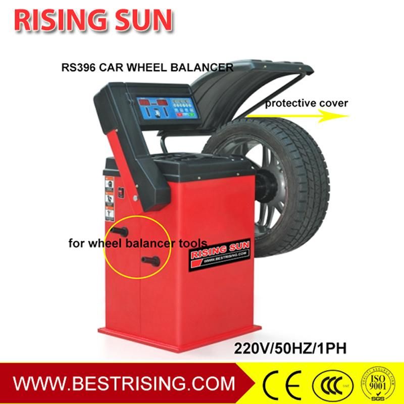 Ce Approved 220V Semi Automatic Automotive Tire Balancer