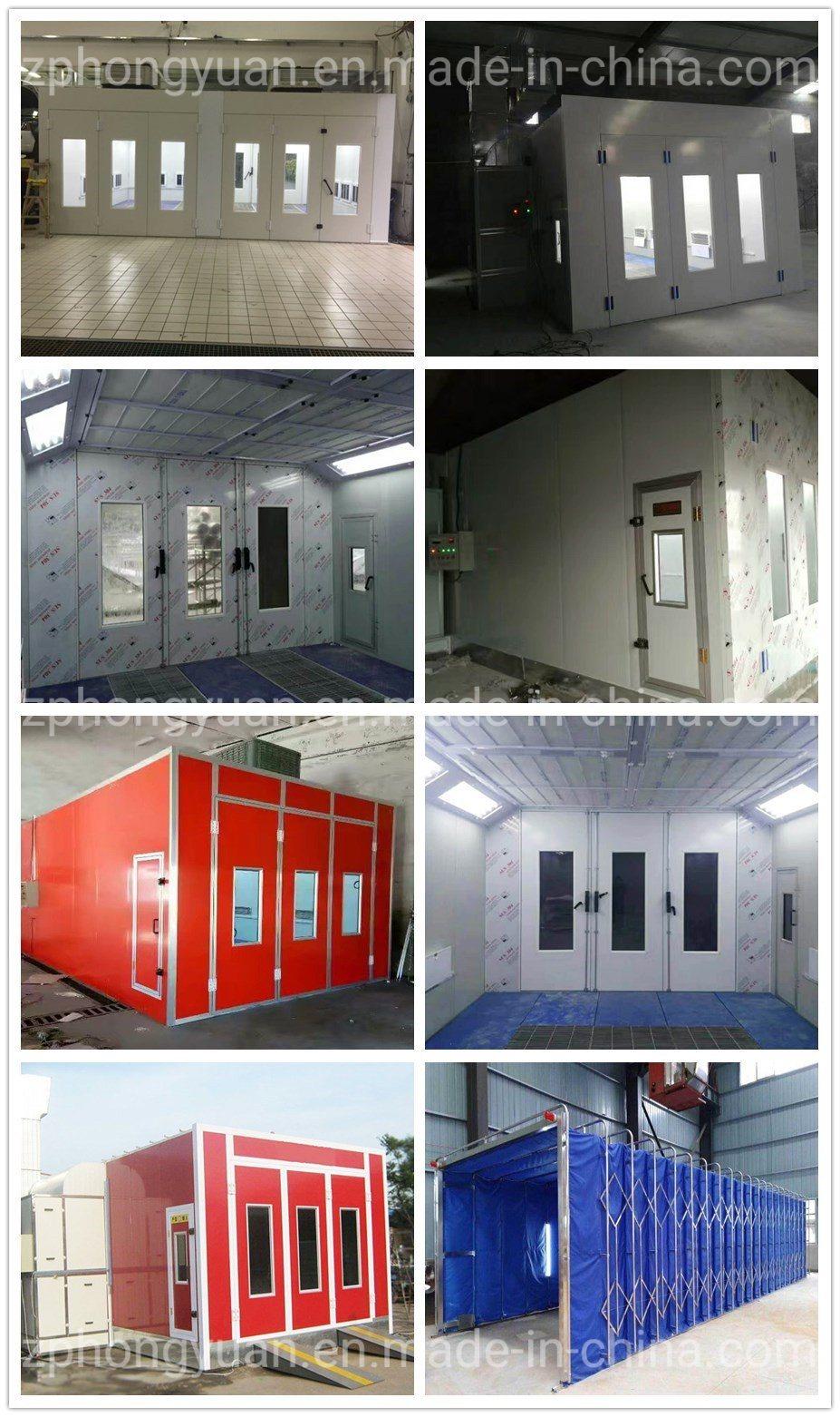 Automotive Spray Paint Booth with Intake and Exhaust Fan