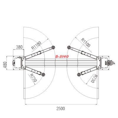 Vico Hydraulic Twin Column Hoist Car Lift 8818lbs Elevator