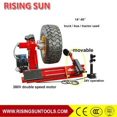 220V 380V Automatic Truck Repair Machine Hydraulic Tire Changer