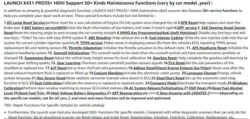 Launch ECU Coder X431 PRO3s+Hdiii, Diesel&Gasoline Bidirectional Diagnostic Scan Tool, Cars&Heavy Duty Trucks All Systems Scanner, Key Program