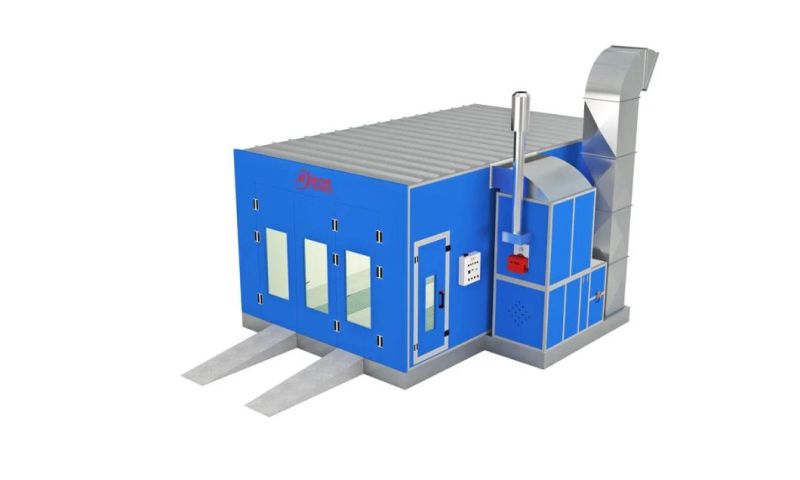 Steel Paint Equipment Booths with External Lighting