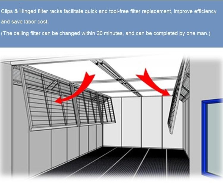 Semi Downdraft Spray Booth Paint Booth Auto Spray Booth It-701