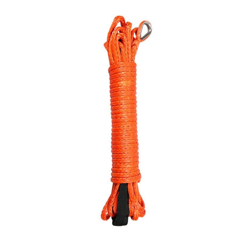 Double Braided Synthetic Winch Line Cable Rope for Towing Car