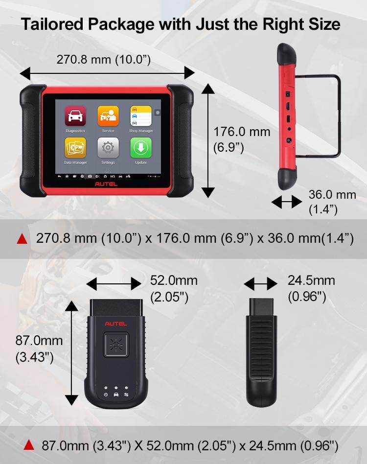 2021 New Autel Maxicom Mk906bt Diagnostic Tool Scanner Bt Automotive ECU Coding OBD2 / Eobd OBD Pk Autel Ms906 Bt Autel 906ts