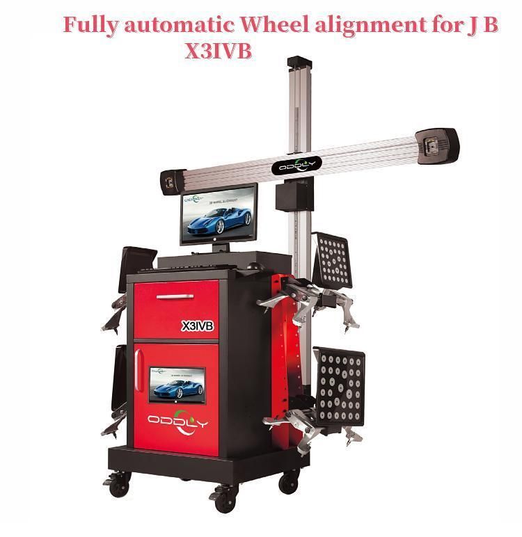 Automatic Tracking Wheel Aligner with Movable Lift