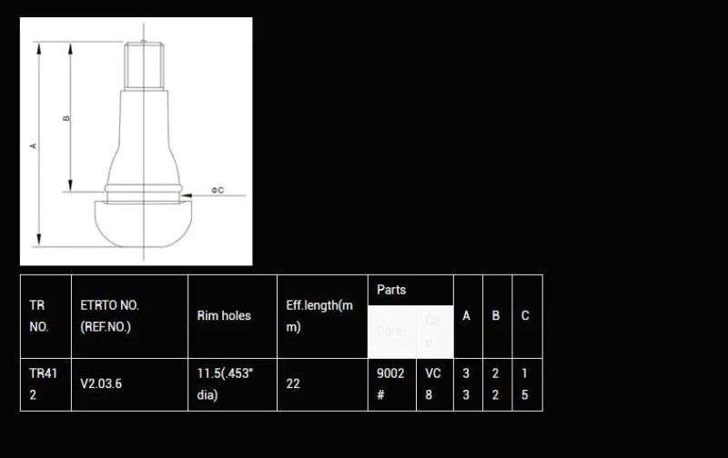 TPMS01 Aluminium Alloy Valve