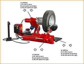 Automatic Truck Tire Changer for Garage