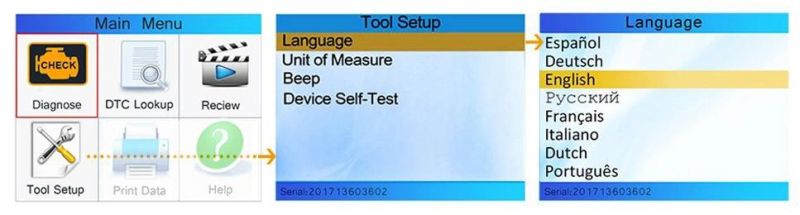 Nexpeak Nx501 OBD2 Automotive Scanner Obdii Code Reader Diagnostic Tool Check Engine Multi-Languages Car Tools Full OBD2 Scanner