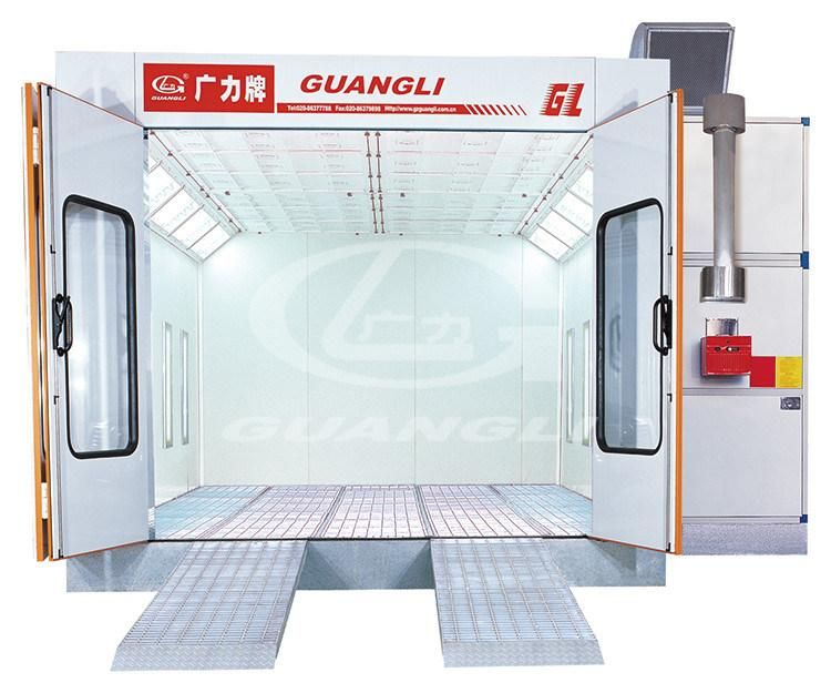 Cutomized Color 7.5kw Rock Wool Wall Panel Downdraft Air Flow Paint Spray Booth