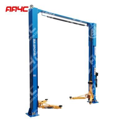 AA4c 10000lbs 4.5t Overhead Gantry Car Lift 2 Post Lift Auto Hoist Segments Columns Manual Unlock AA-2pcf45