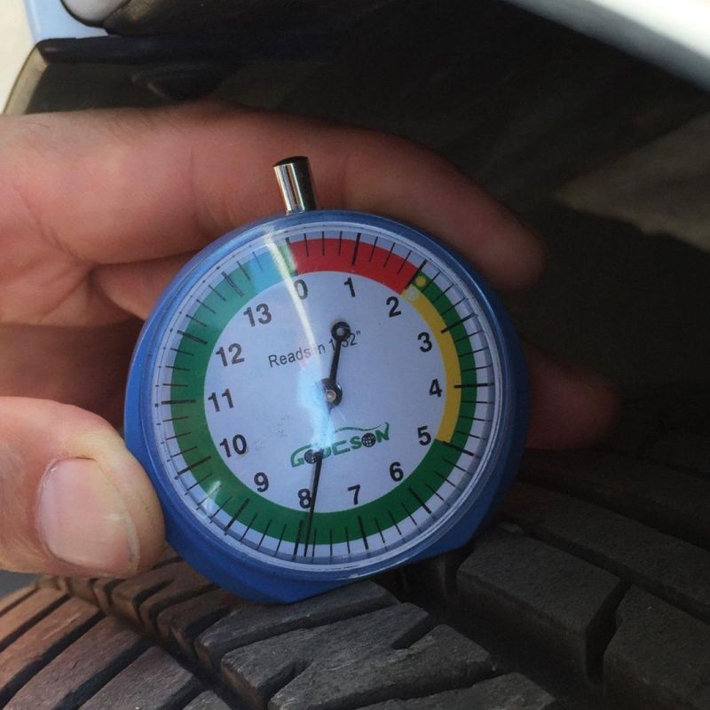 Dial Tire Tread Depth Gauge