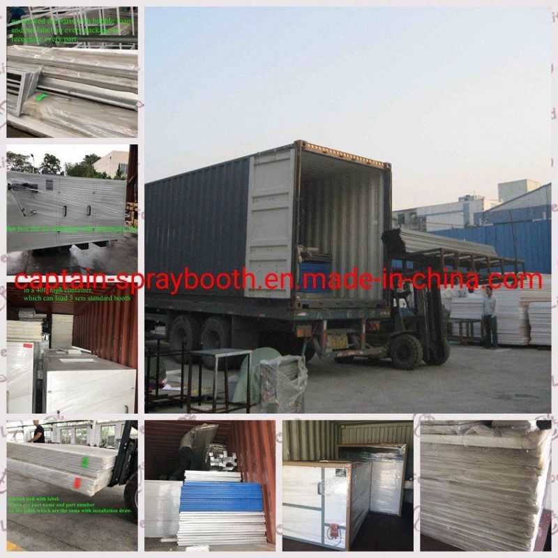 Open Front Spray Paint Booth for Furniture/Wood Working