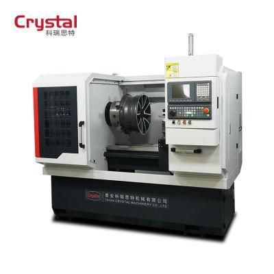 Diamond Cut Wheel Lathe Rim Polishing CNC Machine Awr28h