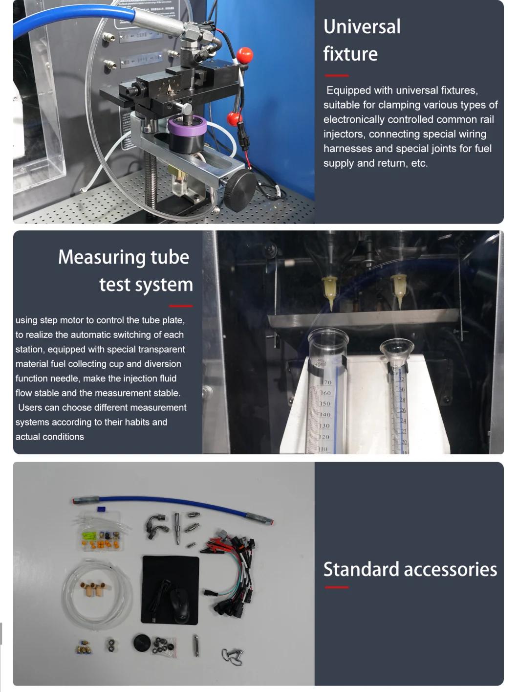 Common Rail Diagnostic Equipment Hcr-318c Common Rail Test Bench Dts300 with 220V 380V Qr Ima Coding Bip Function