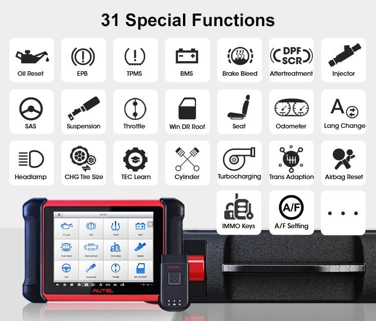 Autel Maxisys Ms906ts Diagnostic Tools Multimarque Autel Mk 906bt Scanner OBD