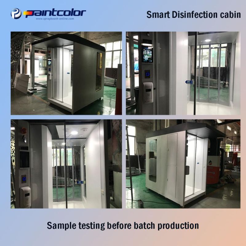 New Model Disinfection Booth with Automation Inductive Door for Outdoor