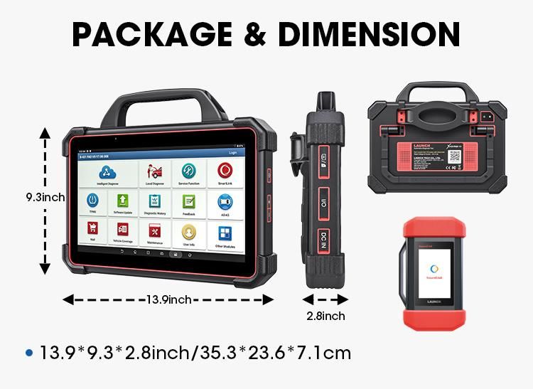 2022 Launch X431 Pad VII Car Diagnostic Device Diesel Gscan Scanner Automotriz Scan Tool for Heavy Duty Cars Diagnosis Machine