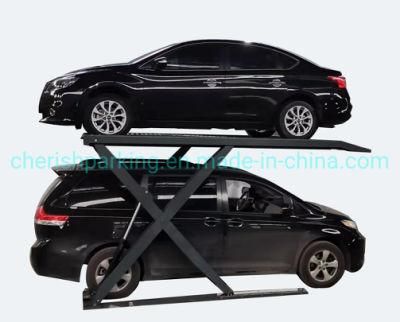 Hydraulic Lifting Platform Double Level for 2 Cars