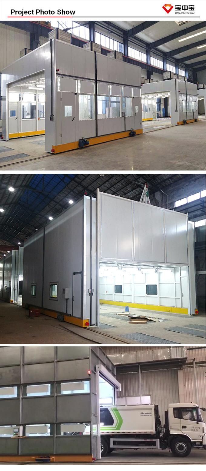 Smart Design Movable Paint Room for Long Workpiece Painting Room Moving Equipment