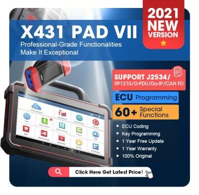 2021 Launch X431 Pad VII Pad 7 Diagnostic Tool with Smartlink Adas Calibration Diagnostic Tool Support Online Coding and Programming