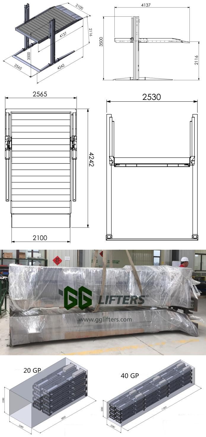 Home Garage Hydraulic Car Parking Lift