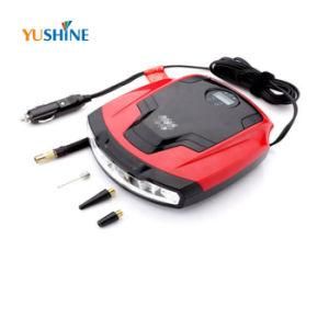 12V Electric Digital Portable Auto Air Compressor with LED Lights