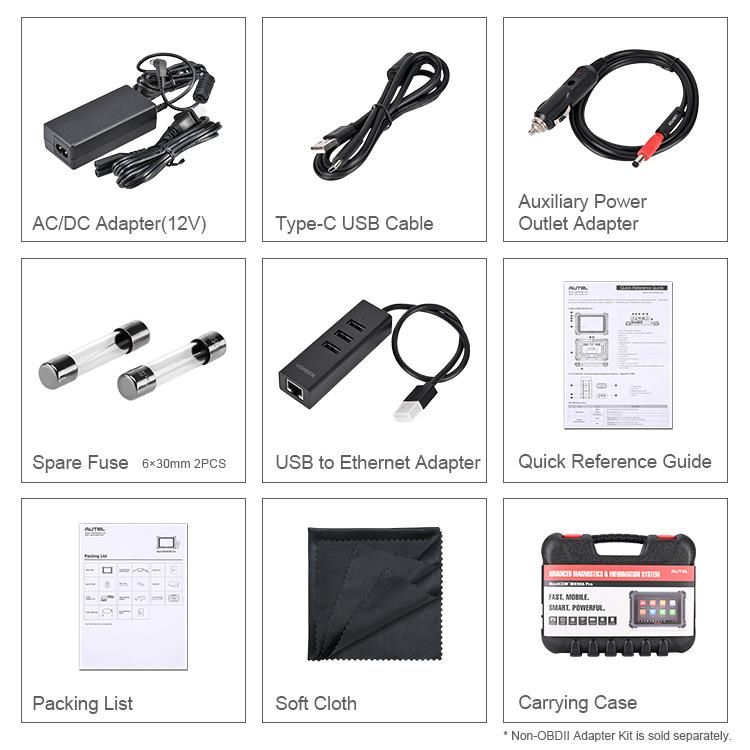 Autel Maxisys Mk906 PRO Ms906 PRO OBD2/OBD1 Bi-Directional Diagnostic Scanner High-Powered Eight-Inch Advanced Diagnostic Tablet Featuring Expanded Software