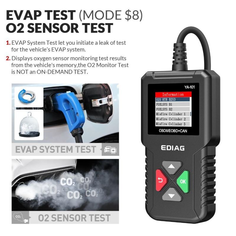 Ediag Ya101 Auto Scanner Same as Launch Cr3001 Obdii Test