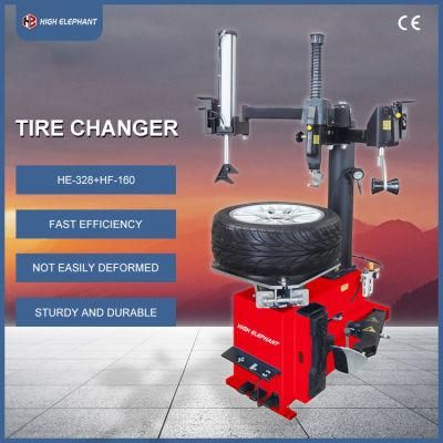 Mobile Car Tyre Changer Used in Car Tire Work Shop with Helper