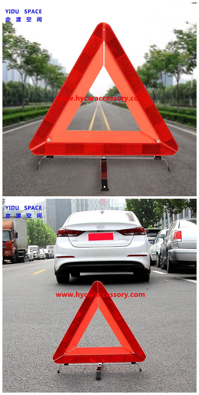 CE Certification Road Safety Emergency Reflective Foldable Reflective Auto Car Warning Emergency Triangle for Traffic Safety