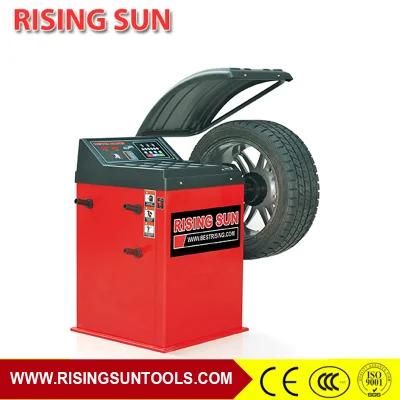 220V Semi Automatic Auto Tire Service Equipment Wheel Balancer Equipment