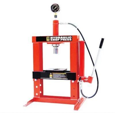 Garage Repaired Tools 10t Hydraulic Shop Press with Safety Guard