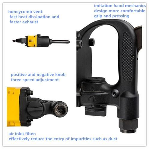 Heavy Duty 1-Inch Impact Wrench with 1.5-Inch Extended Anvil