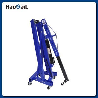 2000kgs Hydraulic Foldable Engine Crane for Garage