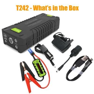 1000A Peak Current DC Power Auto Battery Booster Auto Jump Starter Backup