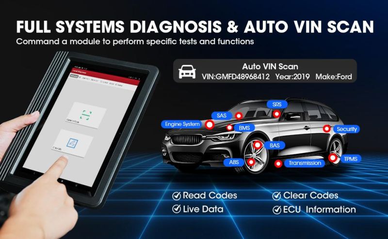 2022 New Full System Scan Tool, Launch X431 V+ 4.0 Auto Diagnostic Scanner, ECU Coding