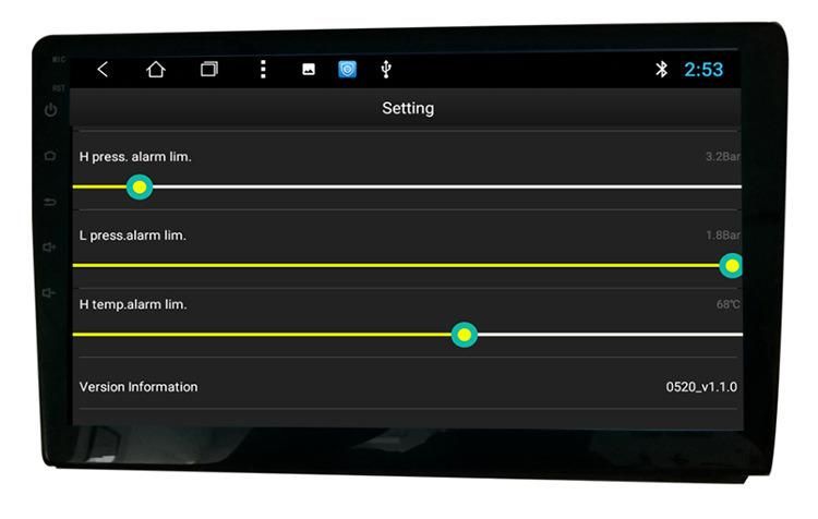 Ire Pressure Monitoring System TPMS Sensor TPMS for Android Navigation