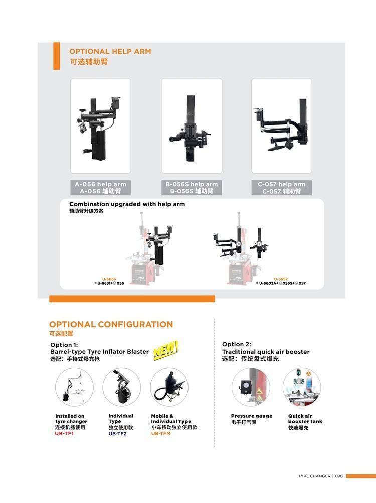 Unite Full Automatic Tyre Changing Machine for Automotive Maintenance Tire Changer U-6631