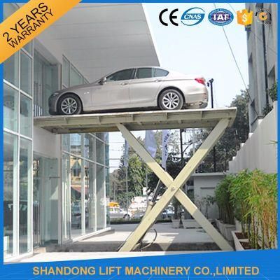 Hydraulic Scissor Car Rotating Platform with Ce