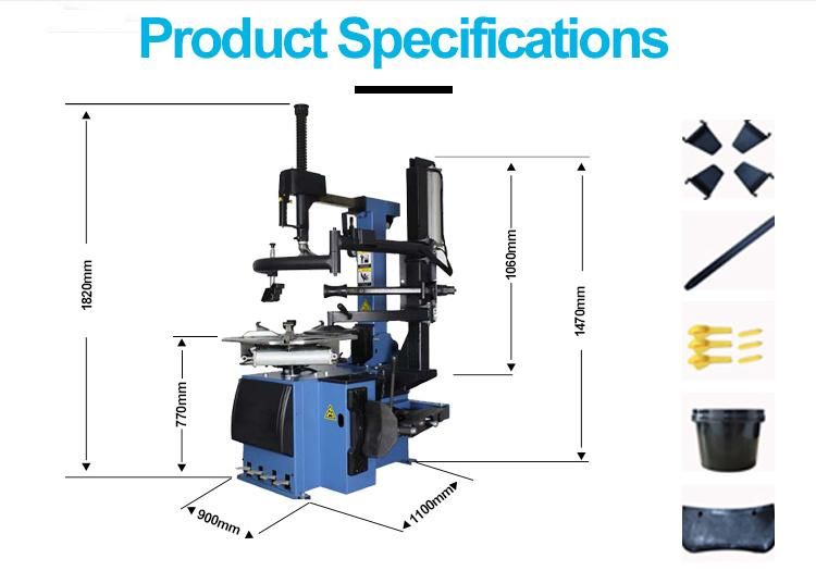 High Quality with Arms Wheel Repair Machine Car Wheel Tyre Changer Alloy Wheel Rim Tyre Changer with CE